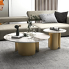 TAULA New Design Living Room Furniture Fashion Sintered Stone Round Coffee Table