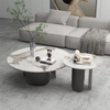 TAULA New Design Living Room Furniture Fashion Sintered Stone Round Coffee Table