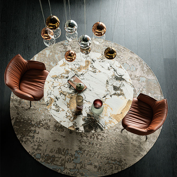 Round Dining Table Ceramic Table