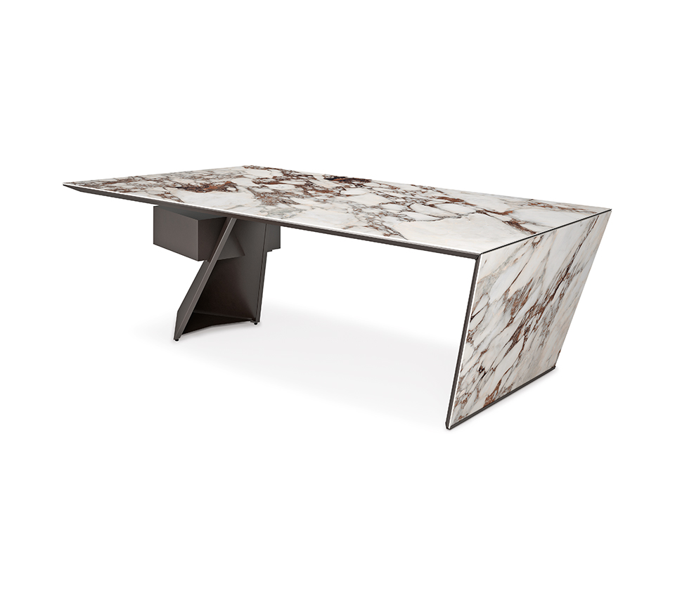 Modern Office Desk Sintered Stone Desktop NASDAQ Keramik