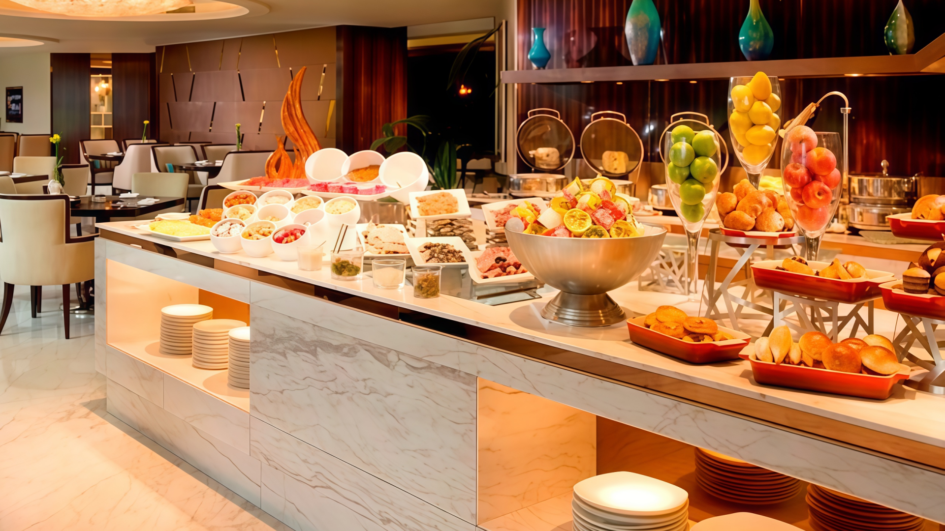 sintered stone for restaurant