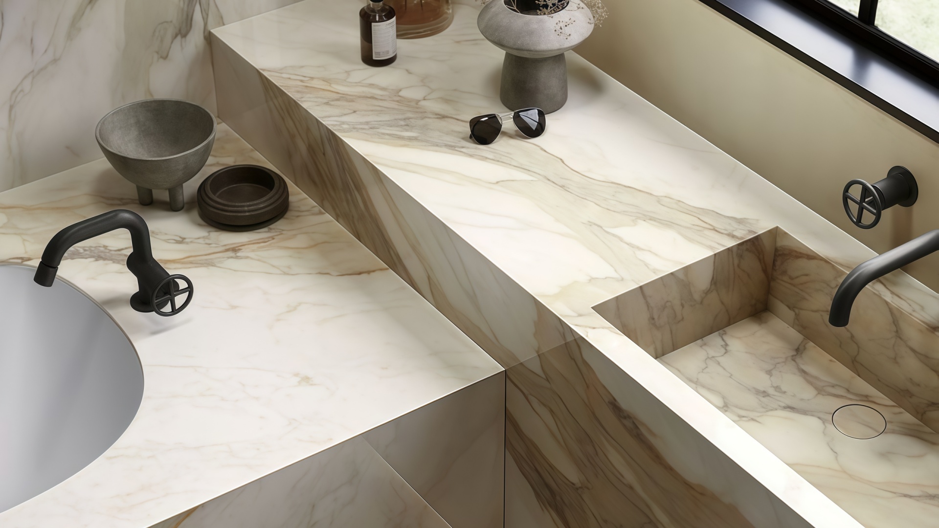 Recycled stone materials