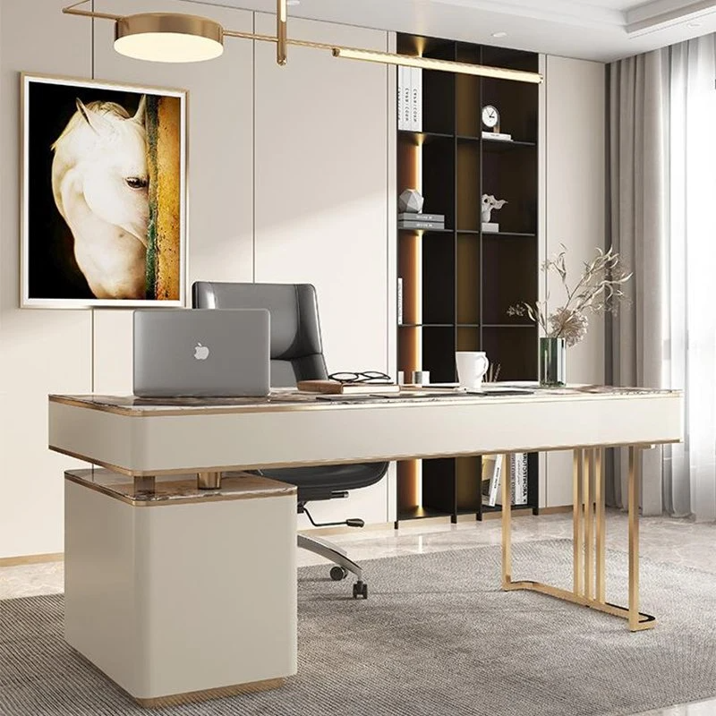 TAULA High-End Study Room Design Sintered Stone Executive Desks for Office