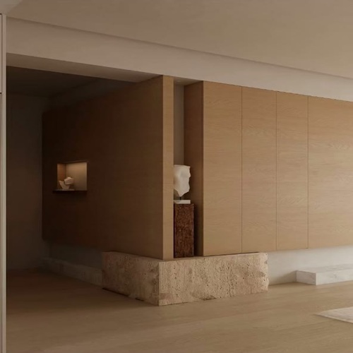 Porcelain Slab Wood Look Large Format Panel