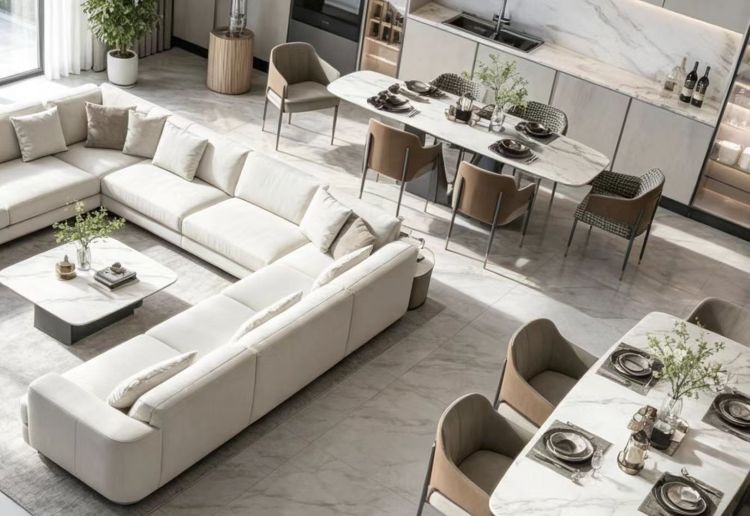 Metal base dining table.jpg