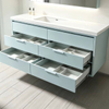 Minimal Floating Wall Mount Stone Bathroom Vanity