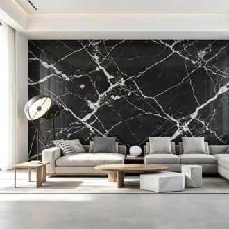 Black Marble Wall Panel