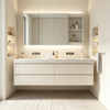 Minimal Floating Wall Mount Stone Bathroom Vanity