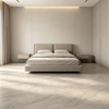 Modern Marble Look Wall Mount TV Cabinet