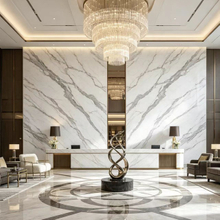 Sintered Stone Wall Panel With Bookmatched Vein
