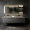 Minimal Floating Wall Mount Stone Bathroom Vanity