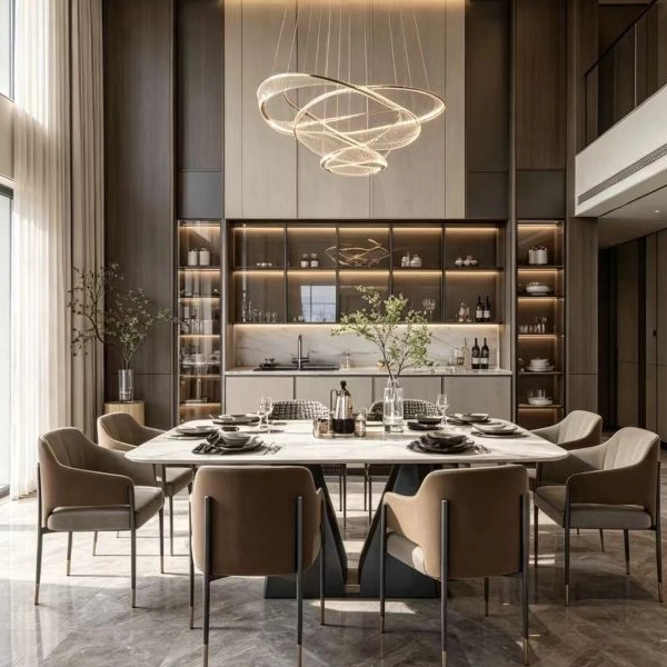 modern dining room table