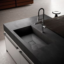 Black Sintered Stone Slab Matte Finish Luxury Surface Panel