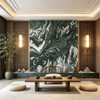 Green Marble Bookmatched Wall Cladding Slab