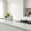 white kitchen island
